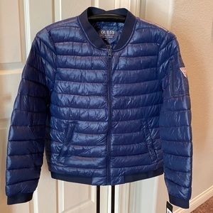 Guess Logo Puffer Mens Jacket/New